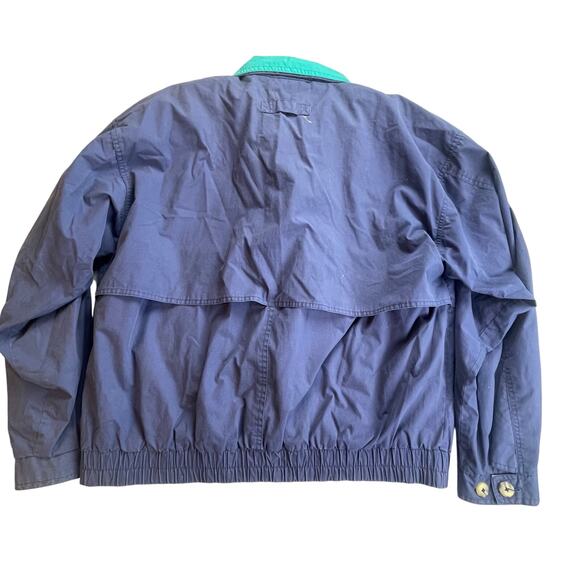 Vintage Disney Originals Jacket Embroidered Mickey Mouse Blue Green L Vented - Picture 2 of 10